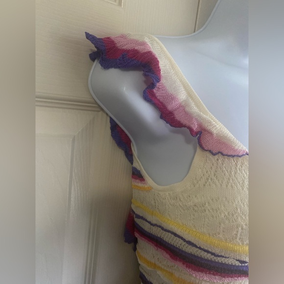 Sezane Marla Dress Striped Multicolor Maxi Dress - Picture 7 of 13